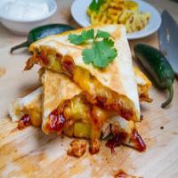 BBQ Chicken and Pineapple Quesadillas Recipe - (4.5/5) image