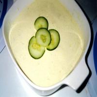 Cucumber Sour Cream Congealed Salad image