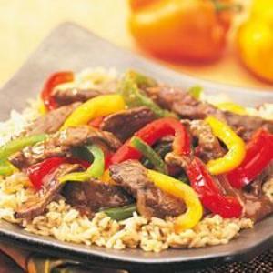 Swanson® Steakhouse Beef and Pepper Stir-Fry_image