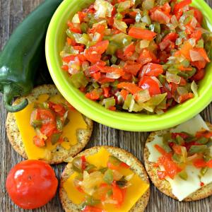 Quick Pickled Pepper Onion Relish_image
