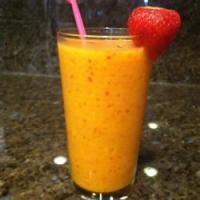Mango-Strawberry Smoothie with Yogurt image