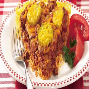 Cheeseburger Spaghetti Pie_image