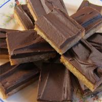 Chocolate Frosted Toffee Bars image