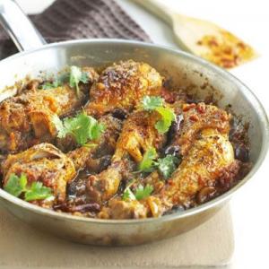Jerk chicken curry with beans_image