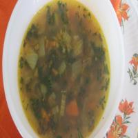 Warming Lentil Soup With Kale & Rice image