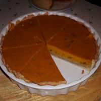 Golden Pumpkin Custard Pie image