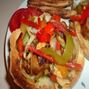 Sausage, Pepper and Onion Hoagies_image