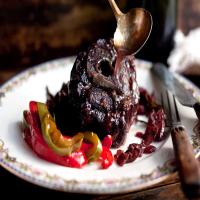 Lamb Necks Braised in Wine With Peppers_image