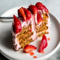 Strawberry Gingersnap Icebox Cake_image