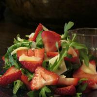Goat Cheese, Arugula and Strawberry Salad image