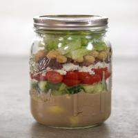 Greek Salad in a Jar image