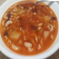 Portuguese Macaroni & Bean Soup_image