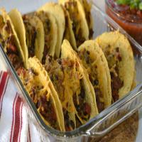 Beef & Bean -- Oven Tacos_image
