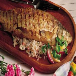 Grilled Whitefish with Stuffing image