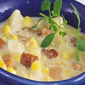 Slow-Cooker Potato and Double-Corn Chowder_image