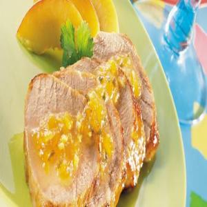 Peach and Jalapeño-Glazed Pork Tenderloins image