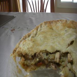 Tea Biscuit Wrapped Chicken Pie image