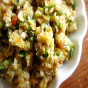Green Olive, Basil and Almond Tapenade_image