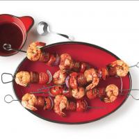 Grilled Shrimp and Sausage Skewers with Smoky Paprika Glaze_image