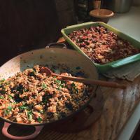 Rosemary Bread Stuffing with Speck, Fennel, and Lemon_image