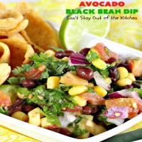 Avocado Black Bean Dip_image
