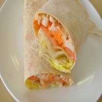 Dijon Chicken and Salad Wrap (21 Day Wonder Diet: Day 1) image