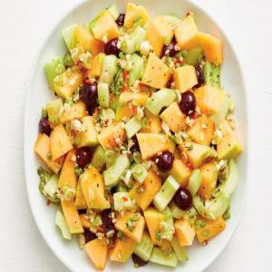 Spicy Cantaloupe-Cucumber Salad image