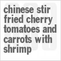 Chinese Stir-Fried Cherry Tomatoes And Carrots With Shrimp_image