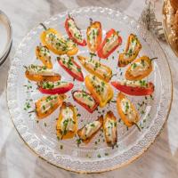Goat Cheese Stuffed Baby Peppers image