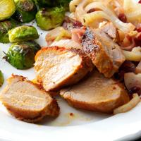 Roasted Pork Tenderloin with Fennel and Cranberries image