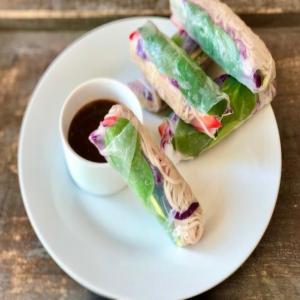 Soba and Veggie Summer Rolls with Vegan Nuoc Cham_image