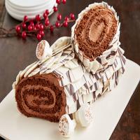 Chocolate Yule Log Cake image