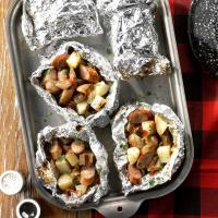 Foil-Packet Potatoes and Sausage image