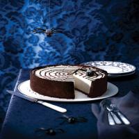 No-Bake Spiderweb Cheesecake_image
