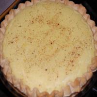 Lemon Buttermilk Custard Pie_image