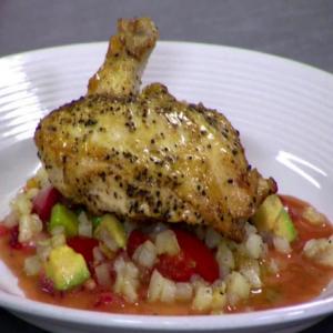 Pan Seared Chicken, Strawberry Avocado Relish_image