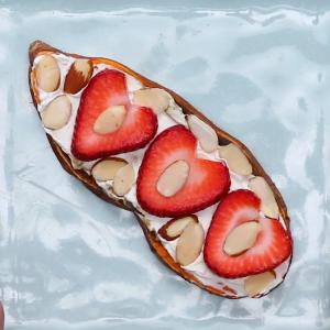 Strawberry Almond Sweet Potato Toast Recipe by Tasty_image
