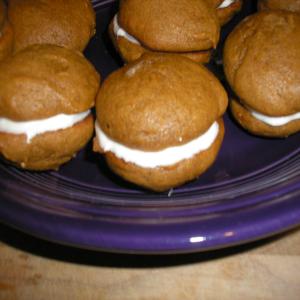 Pumpkin Whoopie Pies With Cream-Cheese Filling image