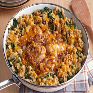 One Pan Chicken & Stuffing with Caramelized Onions Recipe - (4.5/5)_image