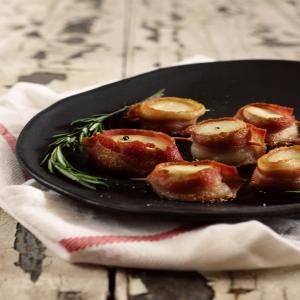 Bacon-Wrapped King Oyster 'Sea Scallops'_image