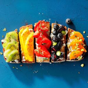 Rainbow Fruit Toast_image