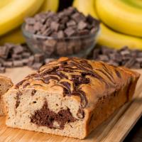Dark Chocolate Swirl Banana Bread Recipe by Tasty_image