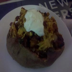 Veggie Low-Cal BBQ Twice Baked Sweet Potato_image