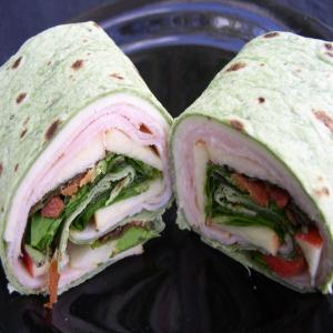 Apple, Gouda and Turkey Wrap With Bacon_image