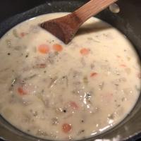 Lemon Chicken Soup With Orzo_image