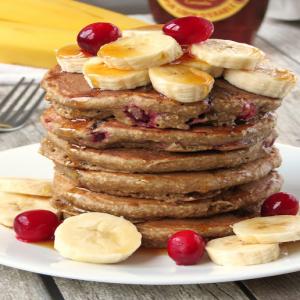 Cranberry Banana Oatmeal Pancakes Recipe - (4.3/5)_image