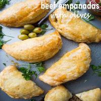 Beef Empanadas with Olives | Easy Puff Pastry & Ground Beef Recipe_image