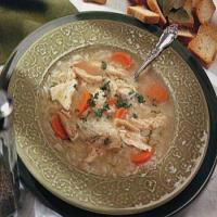 Mom's Hearty Chicken and Rice Soup image