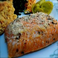 Parmesan Encrusted Salmon Fillet image