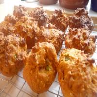 Chickpea Onion Muffins With Sesame Seeds and Cheese image